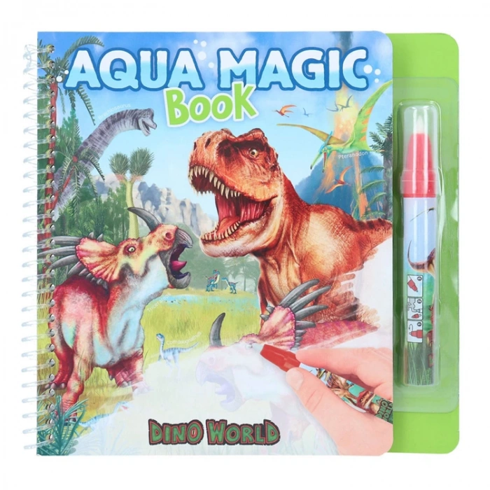 TOP MODEL DİNO SİHİRLİ SULU BOYA DEFTERİ- DINO WORLD AQUA MAGIC BOOK