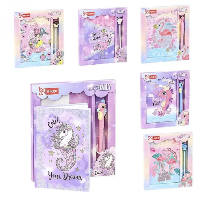 MİKRO MD135 KUTULU VE KALEMLİ HATIRA DEFTERİ (GÜNLÜK)