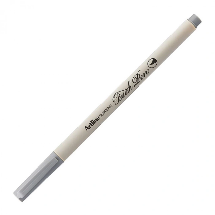 ARTLINE SUPREME EPFS-F BRUSH UÇLU KALEM PASTEL GRİ