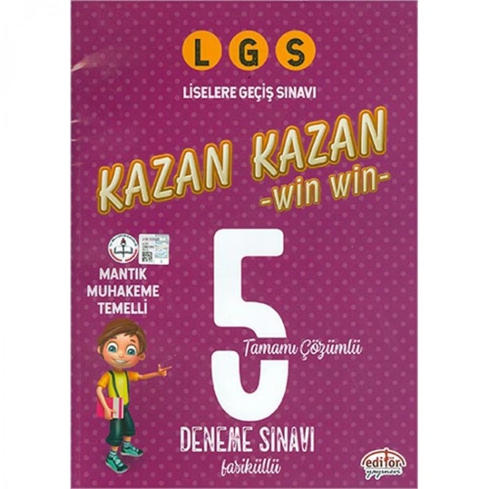 EDİTÖR 8.SINIF LGS KAZAN KAZAN ÇÖZÜMLÜ 5 DENEME SINAVI