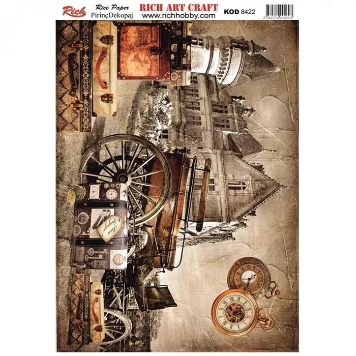RİCH 8422 PİRİNÇ DEKOPAJ KAĞIDI