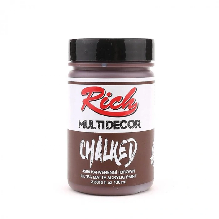 RİCH MDC-100-4586 MULTİ DECOR CHALKED 100 CC KAHVERENGİ
