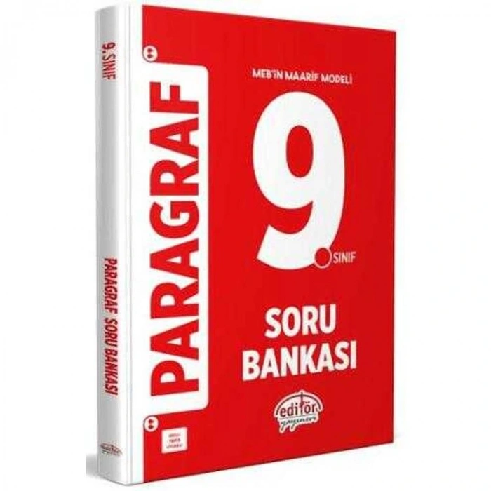 EDİTÖR 9. SINIF PARAGRAF SORU BANKASI