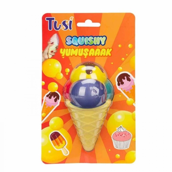 TUSİ SQUISHY TOP DONDURMA KÖPÜK OYUNCAK