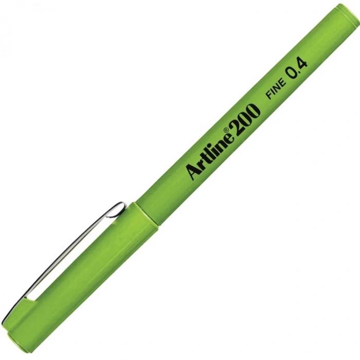 ARTLINE EK-200N FINE LINE PEN 0.4 MM YELLOW GREEN