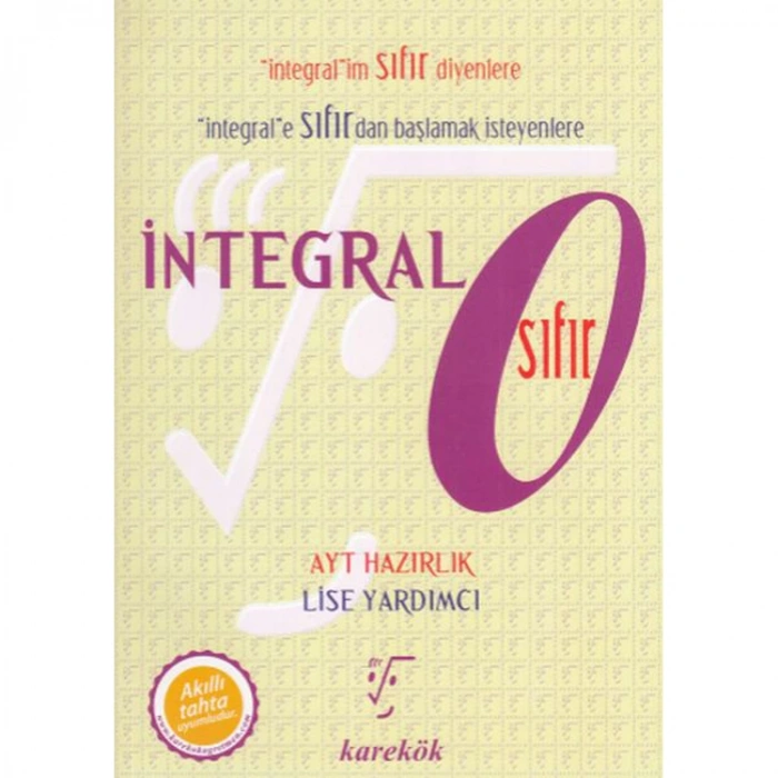 KAREKÖK İNTEGRAL SIFIR