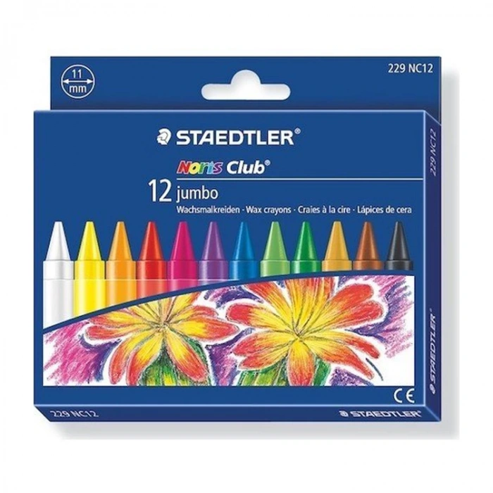 STAEDTLER 229  PASTEL BOYA JUMBO NORİS CLUB 12 RENK