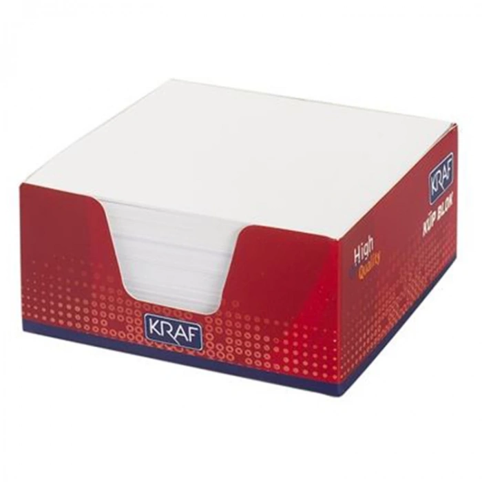 KRAF KÜP BLOK BEYAZ NOT KAĞIDI 9X9 CM 116G