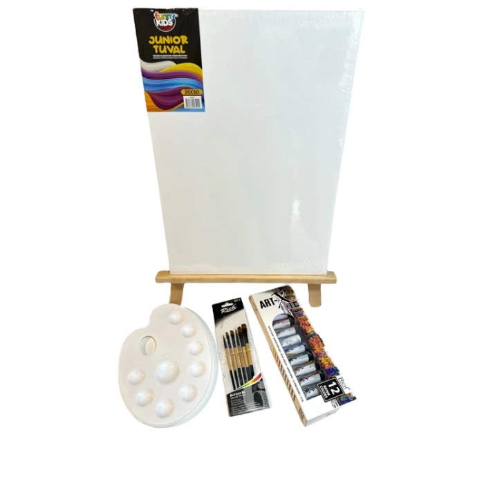 RİCH 17223 ŞÖVALE 62cm + 35x50 TUVAL VE BOYA SETİ - SET13