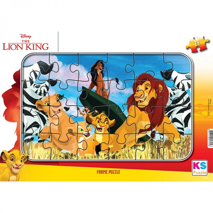 KS GAMES LK 704 DISNEY THE LION KING FRAME YAPBOZ/PUZZLE 24 PARÇA  3+