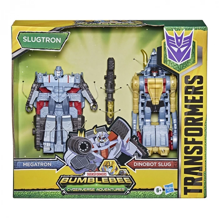 HASBRO E2724/ E2734 TRANSFORMERS BUMBLEBEE CYBERVERSE DİNO SESLİ FİGÜR MEGATRON