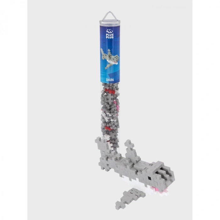PLUS-PLUS 4240 SHARK MİNİ MİX BLOK PUZZLE YAPI SETİ 100 PARÇA TÜP