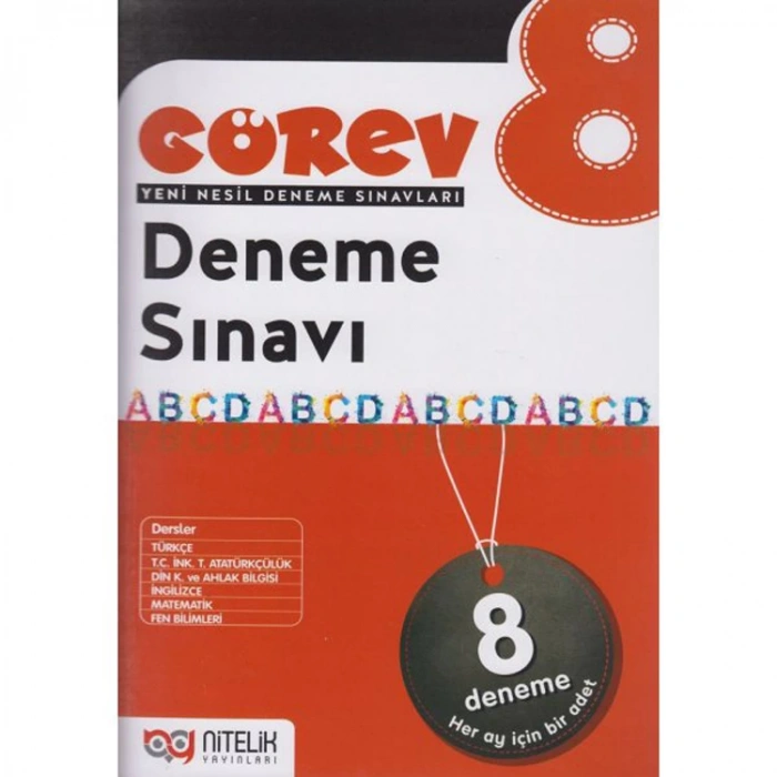 NİTELİK 8. SINIF GÖREV 8Lİ DENEME SINAVI