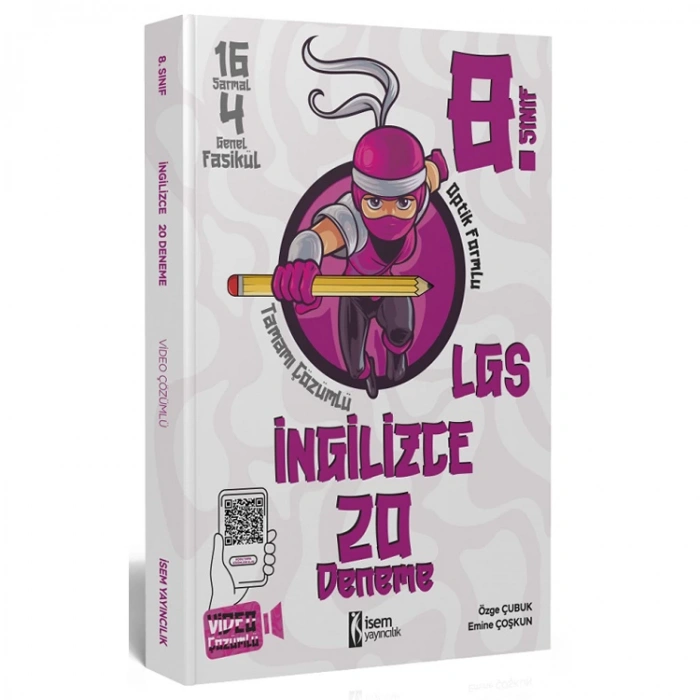 İSEM 8. SINIF İNGİLİZCE 20 DENEME