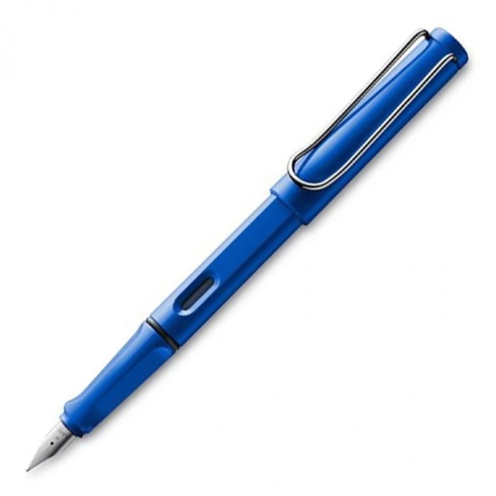 LAMY SAFARİ 14-M METAL KLİPS PARLAK MAVİ M UÇ DOLMA KALEM