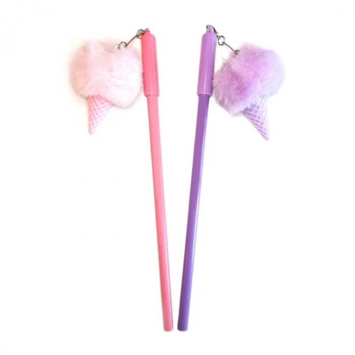 DOLPHIN DONDURMA KULAĞI BAŞLIKLI PONPONLU KURŞUN KALEM WP-503