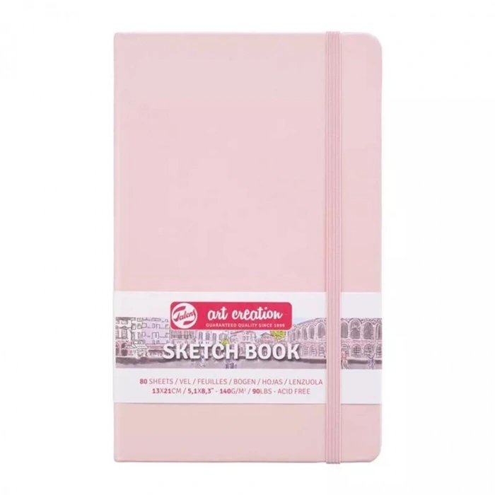 TALENS ART CREATION SKETCHBOOK 13X21 cm 140 gr. 80 YP. ESKİZ DEFTERİ PASTEL PEMBE -9314012M