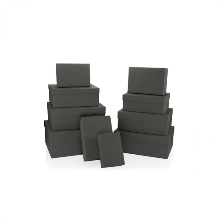 GIPTA YOUR ANTHRACITE DİKDÖRTGEN HEDİYE KUTUSU BX0899 E 190x260x110 mm