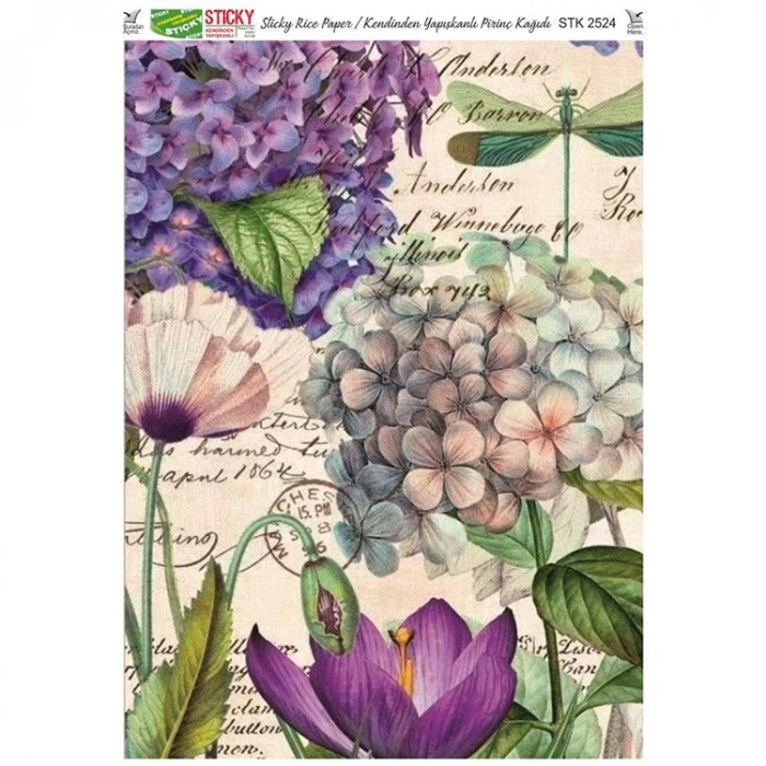 RİCH STK2524 KENDİNDEN YAPIŞKANLI STİCKY PİRİNÇ KAĞIDI