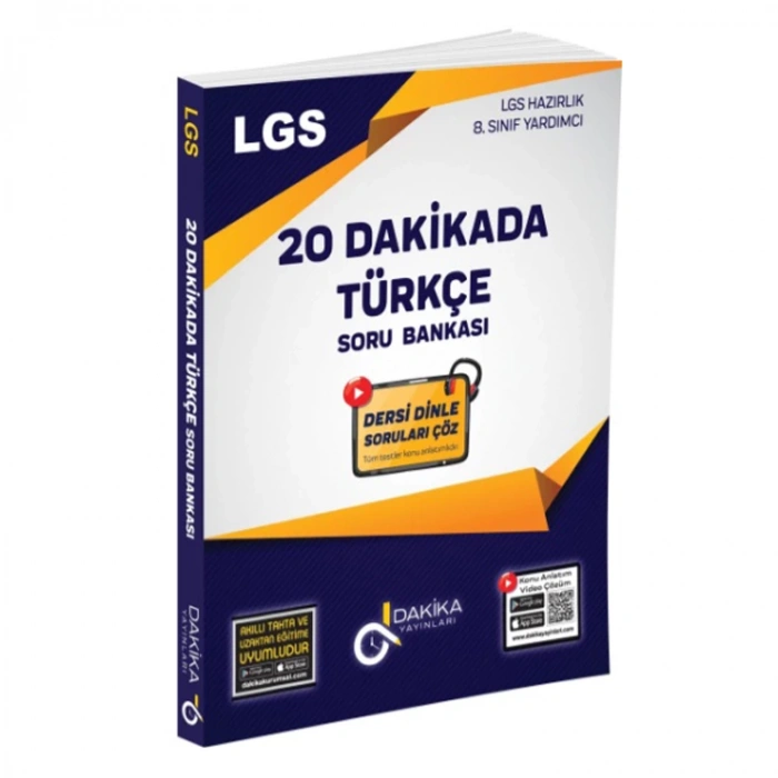 DAKİKA 8. SINIF LGS 20 DAKİKADA TÜRKÇE SORU BANKASI