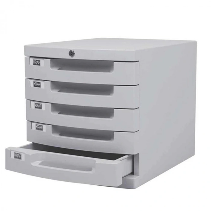 KRAF 215G ÇEKMECELİ EVRAK RAFI KİLİTLİ 5Lİ