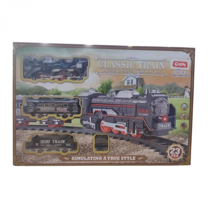 CTOY JHX3303 KLASİK TREN SETİ 23 PARÇA