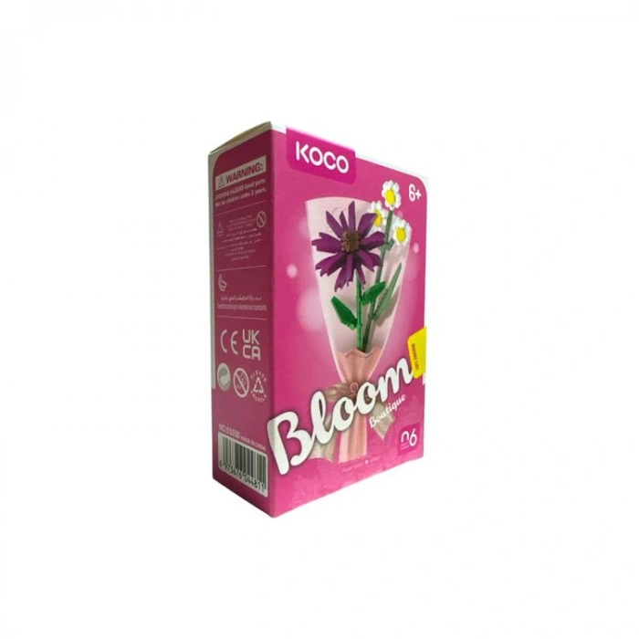 SUNMAN KOCO NO.01030 BLOOM BOUTIQUE FLOWER SERİSİ 06- BUKET ÇİÇEK LEGO YAPIM SETİ 154 PARÇA 6+