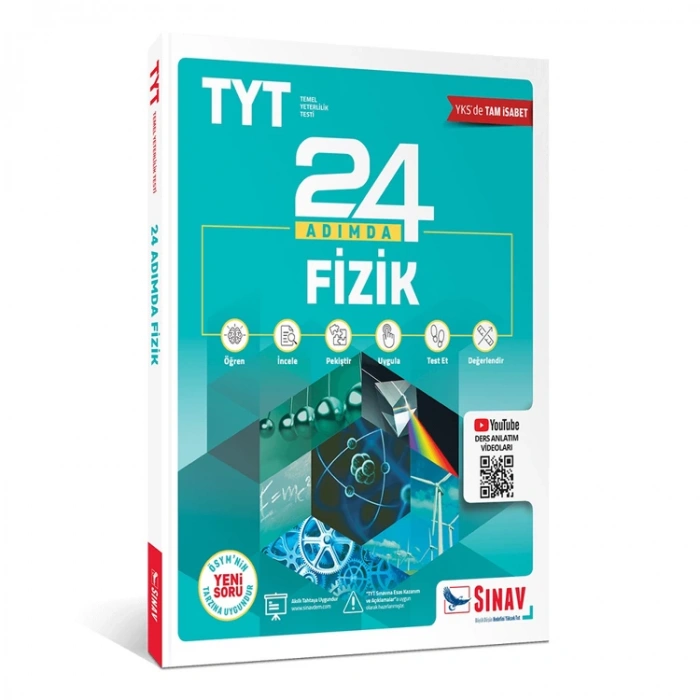 SINAV TYT FİZİK 24 ADIMDA  KONU ANLATIMLI SORU BANKASI
