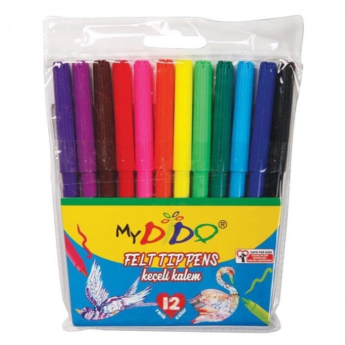 SÜDOR KK01 MYDİDO KEÇELİ KALEM 12 RENK