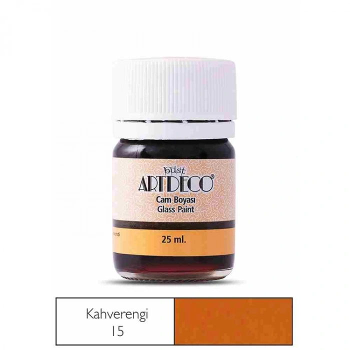 ARTDECO CAM BOYASI 25 ML. KAHVERENGİ  Y-030A-15
