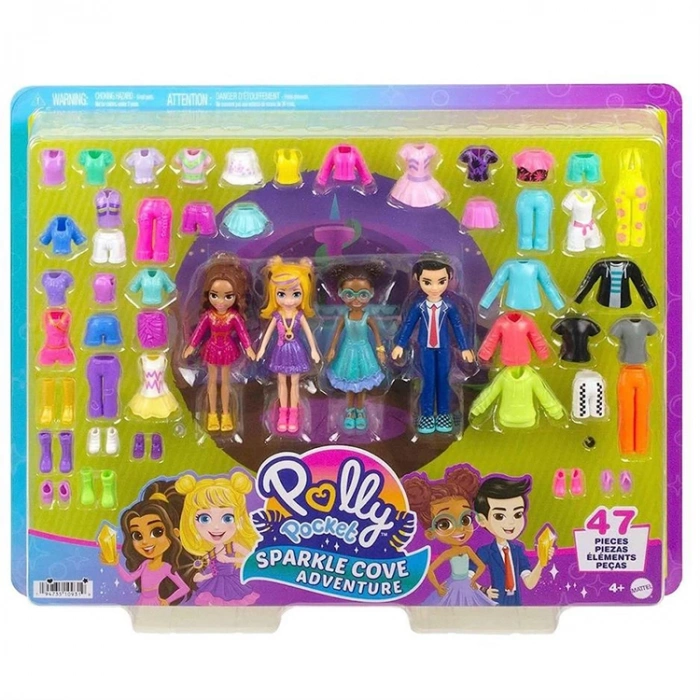 POLLY POCKET HKW10 VE ARKADAŞLARI KOMBİN EĞLENCESİ OYUN SETİ