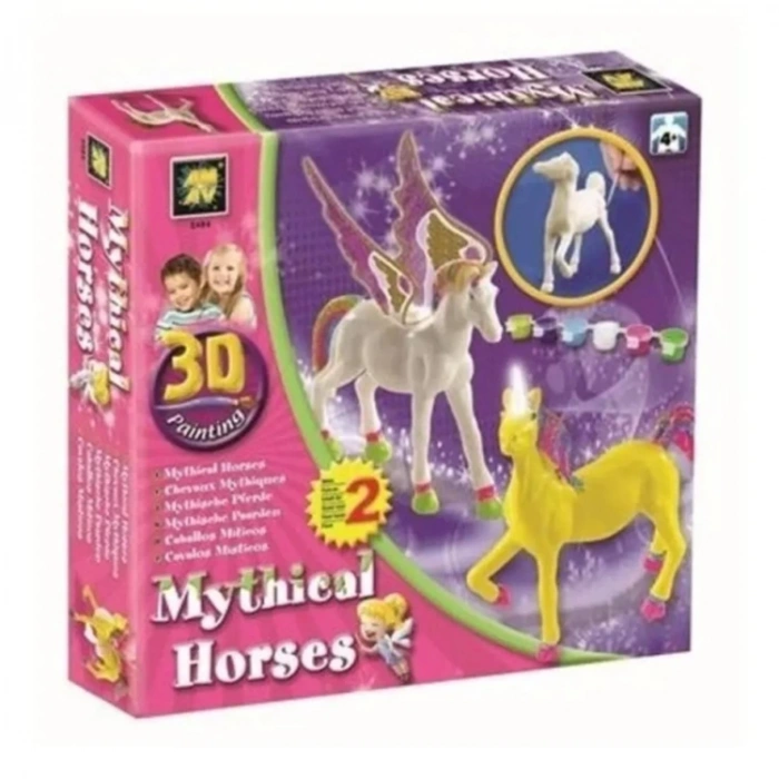 EVRENSEL DA2484 MİSTİK ATLAR 2Lİ BOYAMA SETİ 4+