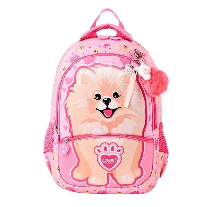 MUGGLE MU-1469 CUTE PATTY PEMBE 3 BÖLMELİ SIRT ÇANTASI