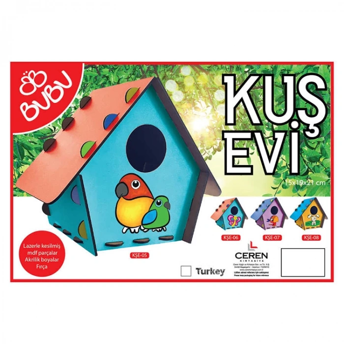 BU-BU KUŞ EVİ AHŞAP BOYAMA GM0013