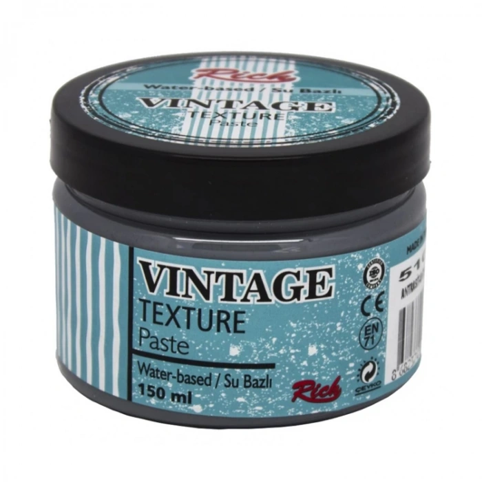 RİCH VNTG-TTP-5104 VİNTAGE TEXTURE PASTE 5104 ANTRASİT
