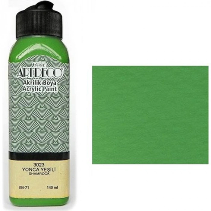 ARTDECO AKRİLİK BOYA 140 ML. YONCA YEŞİLİ