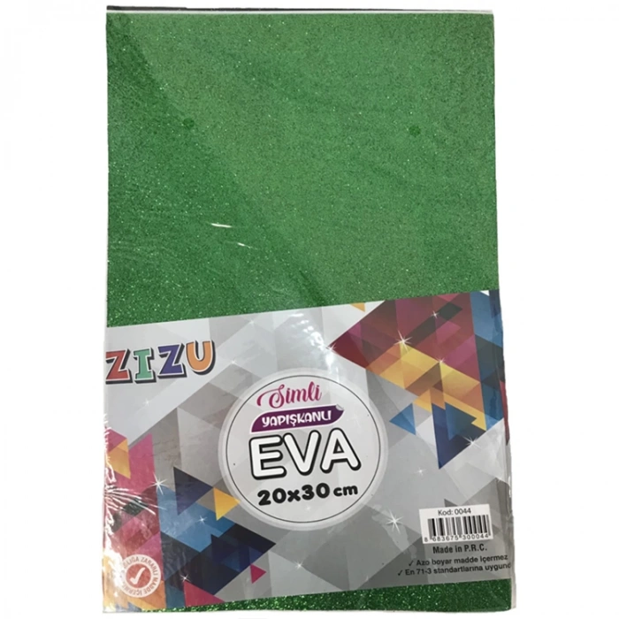 ZİZU 20x30cm SİMLİ YAPIŞKANLI EVA 10LU -  DK0044