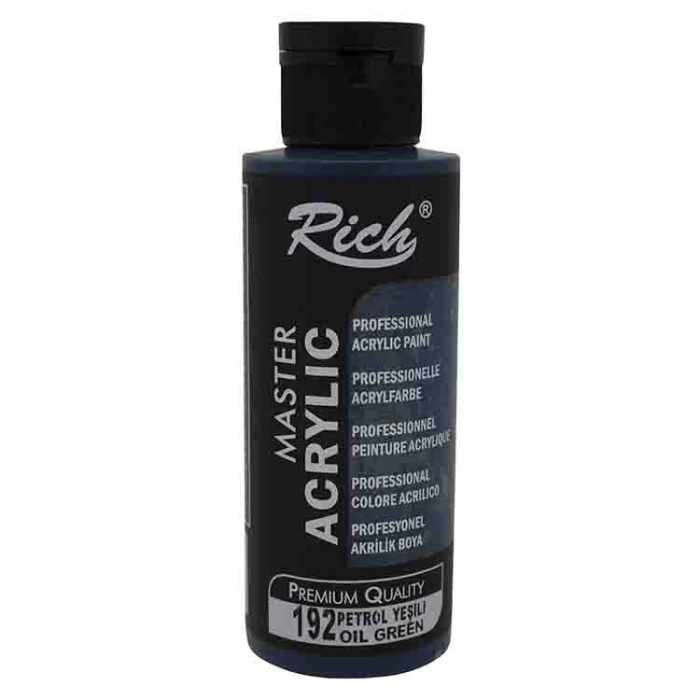 RİCH AKR-120-192 AKRİLİK BOYA 120 CC PETROL YEŞİLİ