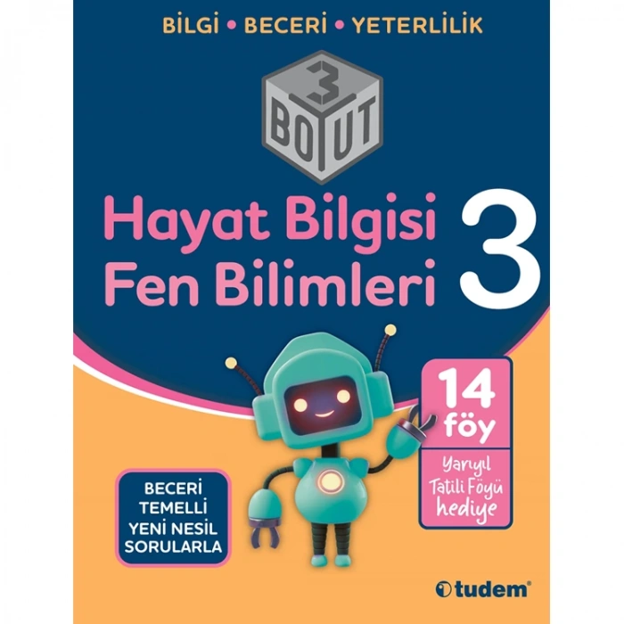 TUDEM 3.SINIF HAYAT BİLGİSİ+ FEN BİLİMLERİ 3 BOYUT