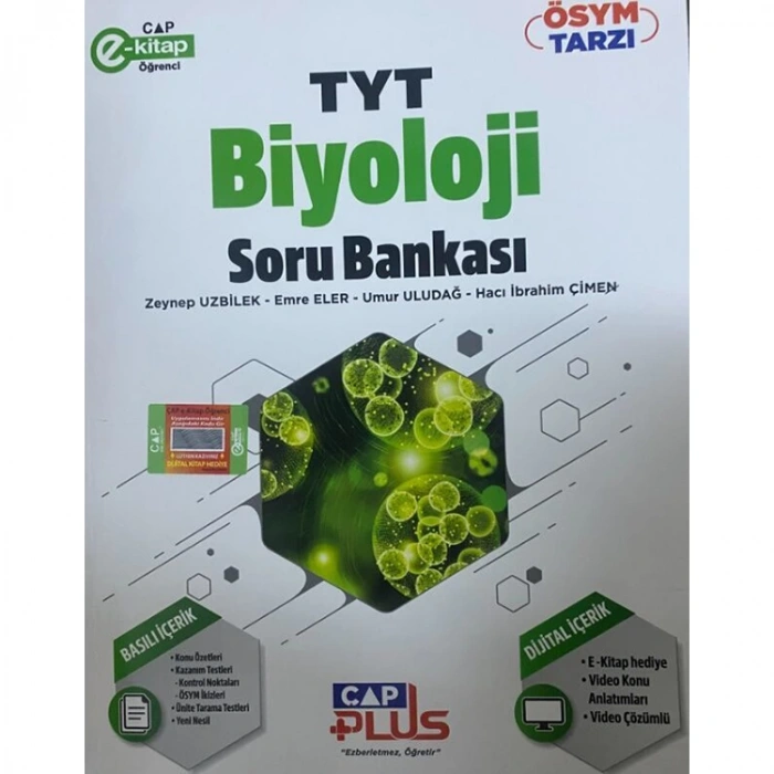 ÇAP YAYINLARI TYT BİYOLOJİ PLUS SORU BANKASI