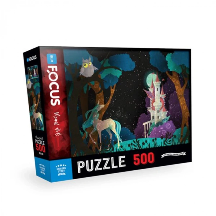 BLUE FOCUS BF336 TEK BOYNUZLU AT (UNICORN STORY) PUZZLE YAPBOZ 33x48cm 500 PARÇA