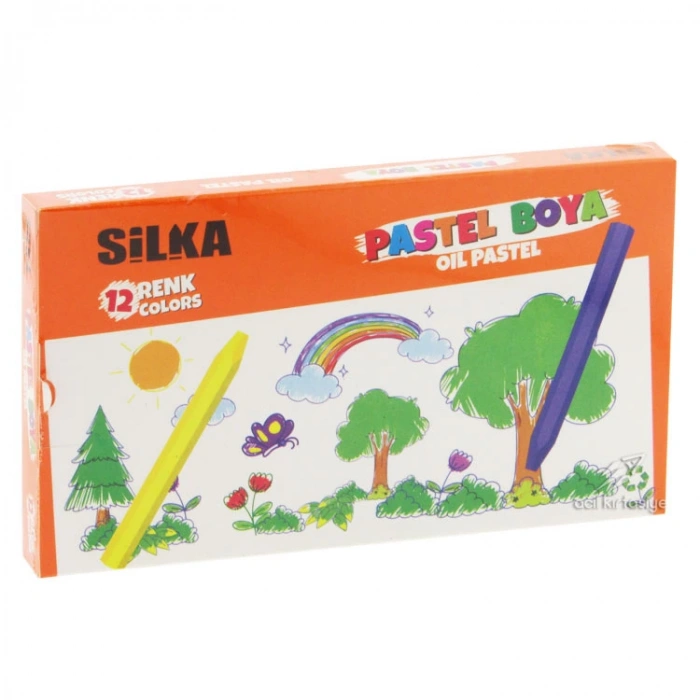 SİLKA P.HS12  PASTEL BOYA 12 RENK