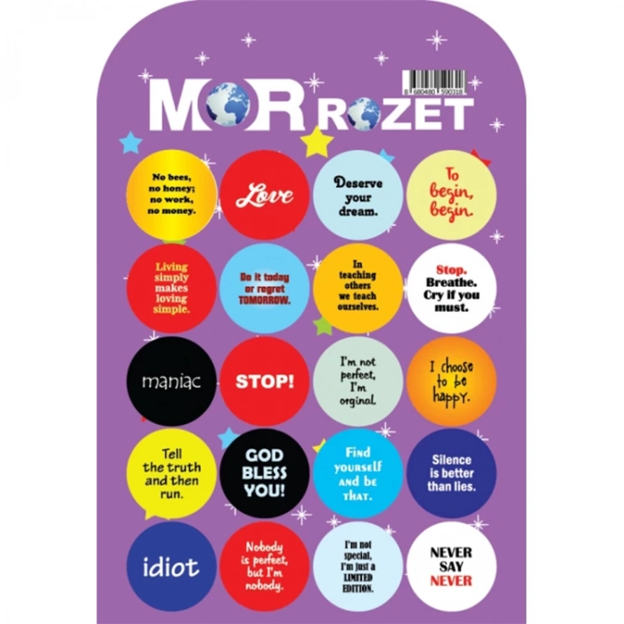 MOR-  ROZET (1 ADET)