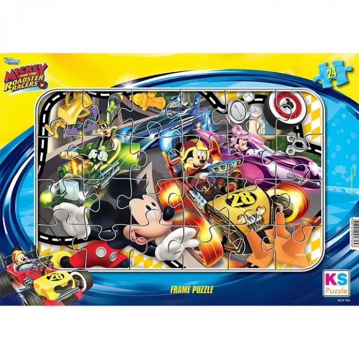 KS GAMES MCH 704 DISNEY CHANNEL MICKEY FRAME YAPBOZ/PUZZLE 24 PARÇA  3+