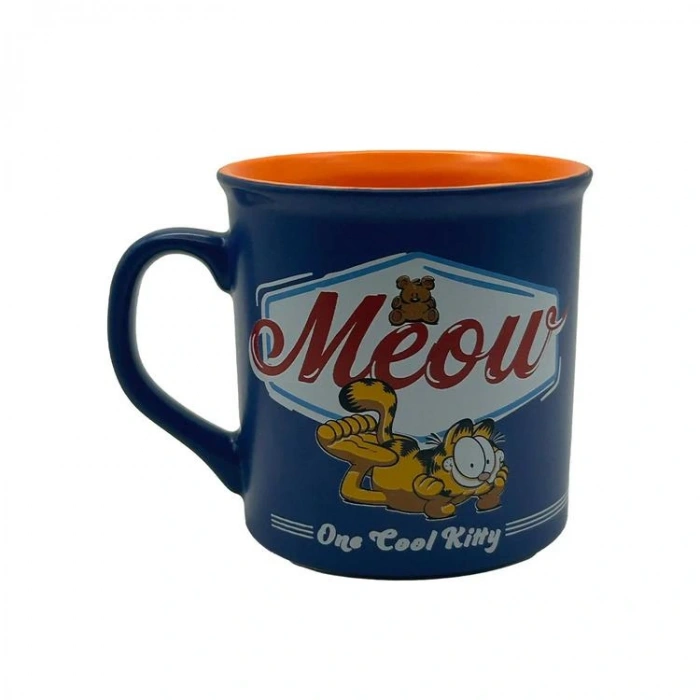 MACMUG MUG 386438 GIRFIELD MEOW MAVİ SERAMİK KUPA
