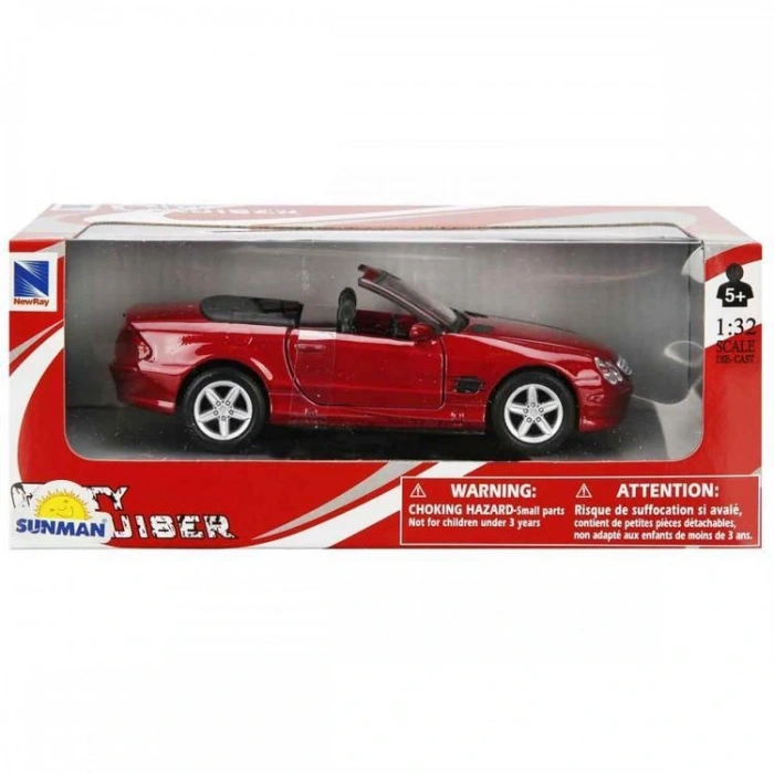 SUNMAN 56153 CITY CRUISER AVRUPA SERİSİ MERCEDES BENZ SL500 1:32 DIE-CAST METAL ARABA KUTULU 5+  -TEKLİ
