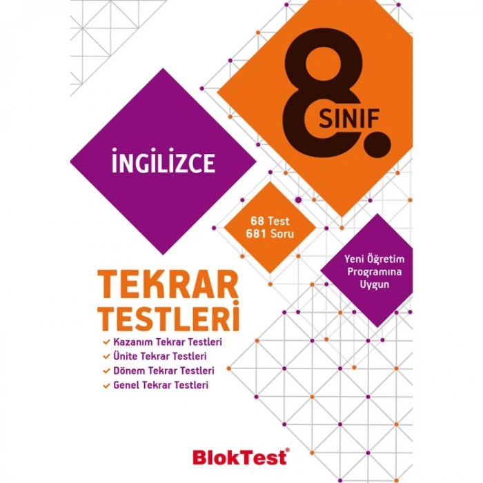 TUDEM 8. SINIF BLOKTEST İNGİLİZCE TEKRAR TESTLERİ