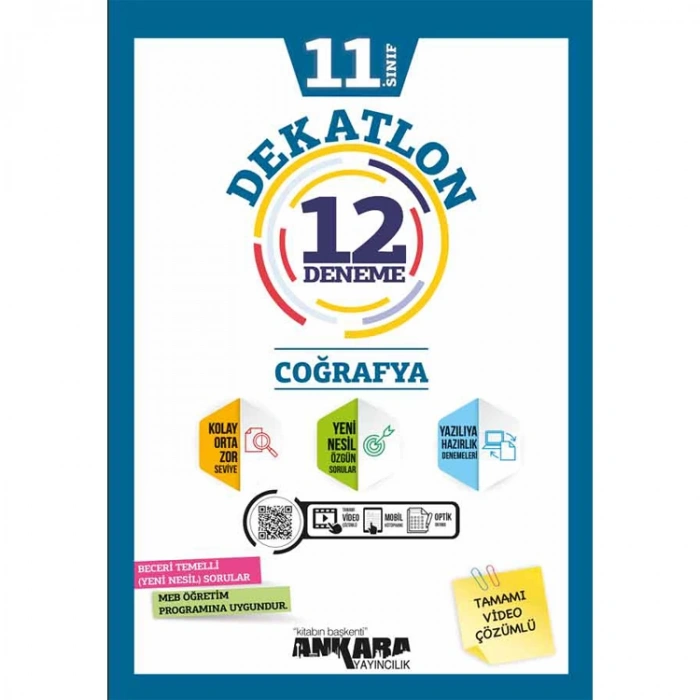 ANKARA 11.SINIF DEKATLON COĞRAFYA 12 DENEME