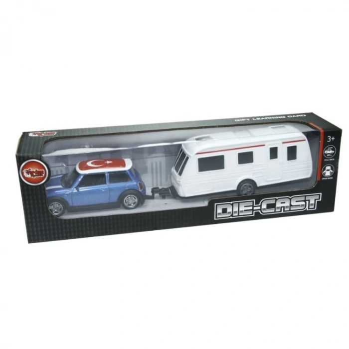 VARDEM XFD1003  DIE CAST ÇEK BIRAK MİNİ ARABA + KARAVAN
