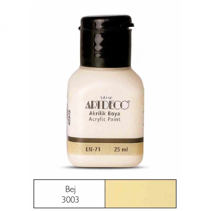 ARTDECO AKRİLİK BOYA 25 ML. BEJ  070A-3003